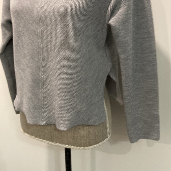 ZARA Grey Mock neck Crop Sweater - Picture 10 of 16
